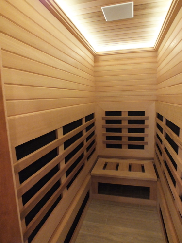Custom sauna built by Blue Ox Artisan Builders